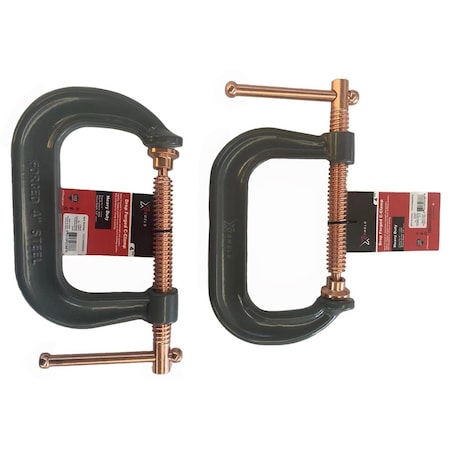 Xtrweld Clamp, C, DF, 3200 PSI, 2in. 51 mm, Steel Gray TCCC023200HD